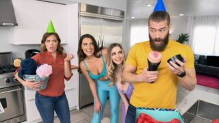 Brazzers hd hot threesome for a friend’s birthday sexy party